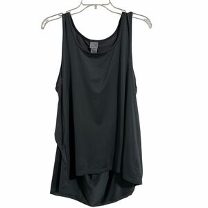 Champion Women's Black Tank with Cutout Back - XL